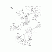 Схема узла: Поворотники для Kawasaki VN1500 Vulcan 1500 Mean Streak