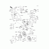 Схема вузла: Air cleaner(1/2) для Kawasaki VN1500 VN1500 Classic Tourer