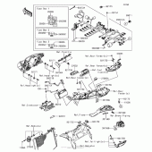 Схема вузла: Електроустаткування для Kawasaki ZX636 Ninja ZX-6R ABS KRT Edition