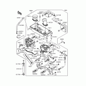 Схема вузла: Карбюратор для Kawasaki VN250 Eliminator 250V