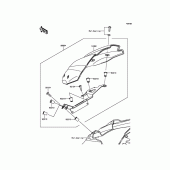 Схема узла: Аксессуары(Meter Cover) для Kawasaki ZR800 Z800