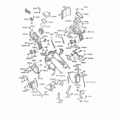 Схема вузла: Cowling lowers(1/2) для Kawasaki ZG1200 Voyager XII