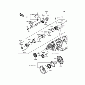 Схема вузла: Starter Motor для Kawasaki KLE650 Versys 650