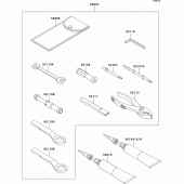 Схема вузла: Owner`s tools(l7f-l9f) для Kawasaki ZR750 Z750