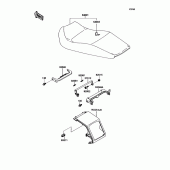 Схема узла: Сиденье для Kawasaki ZX1100 Ninja ZX-11
