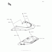 Схема вузла: Side Covers для Kawasaki ZX1000 Ninja 1000 ABS
