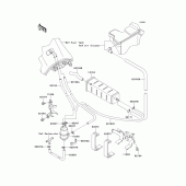Схема вузла: Fuel evaporative system(ca) для Kawasaki KL650 KLR650