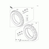 Схема вузла: Шини для Kawasaki VN1700 Vulcan 1700 Nomad