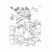 Схема вузла: Електроустаткування для Kawasaki ZR400 Zephyr X