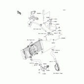 Схема вузла: Water pipe для Kawasaki KLE650 Versys 650 ABS
