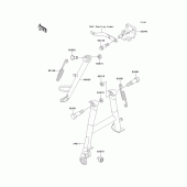 Схема вузла: Stand(s) для Kawasaki EX250 Ninja 250