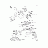 Схема узла: Крыло для Kawasaki ZX1000 Ninja ZX-10R