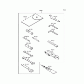 Схема узла: Инструмент для Kawasaki BJ250 250TR
