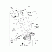 Схема узла: Throttle для Kawasaki ZR750 Z750