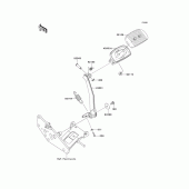 Схема вузла: Лапка гальма для Kawasaki VN1700 Vulcan 1700 Voyager Custom ABS