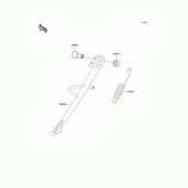 Схема вузла: Stands для Kawasaki EN500 Vulcan 500