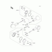 Схема вузла: Поворотники для Kawasaki EJ650 W650