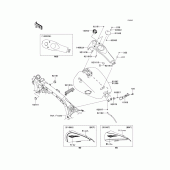Схема узла: Топливный бак(1/2) для Kawasaki VN1700 VN1700 Voyager ABS