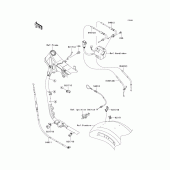 Схема вузла: Троси для Kawasaki VN2000 VN2000 Classic