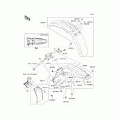 Схема вузла: Крило для Kawasaki KLX450 KLX450R