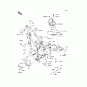 Схема вузла: Кріплення для Kawasaki KLX250 D-Tracker X