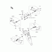 Схема узла: Поворотники для Kawasaki KLX250 KLX250SF