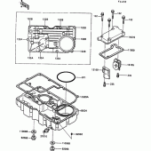 Схема вузла: Breather body/oil pan для Kawasaki ZG1000 1000GTR
