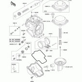 Схема вузла: Карбюратор parts(1/2) для Kawasaki ZX750 Ninja ZX-7R
