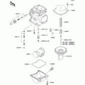 Схема вузла: Карбюратор parts(1/2) для Kawasaki ZR750 Zephyr