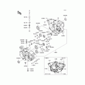 Схема узла: Картер двигателя для Kawasaki KX250/ KX252 KX250F