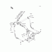 Схема вузла: Frame(f7f) для Kawasaki VN2000 Vulcan 2000 Classic LT