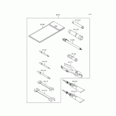 Схема вузла: Owners tools для Kawasaki ZG1200 Voyager XII