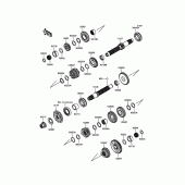 Схема вузла: Трансмісія для Kawasaki EX300 Ninja 300 ABS