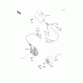 Схема вузла: Генератор для Kawasaki KX125