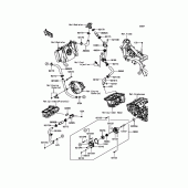 Схема вузла: Water Pipe для Kawasaki EX300 Ninja 300 ABS