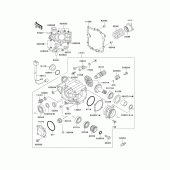 Схема вузла: Front bevel gear(1/3) для Kawasaki ZG1000 1000GTR