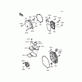 Схема вузла: Engine Cover(s) для Kawasaki ZG1400 1400GTR ABS