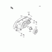 Схема узла: Фара для Kawasaki KLE250 Anhelo