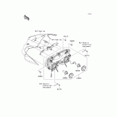 Схема вузла: Headlight(s) для Kawasaki ZX636 Ninja ZX-6R