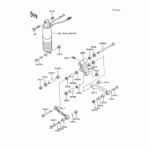 Схема вузла: Підвіска для Kawasaki ZX600 GPX600R