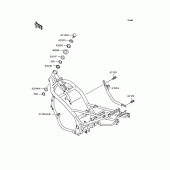 Схема узла: Рама для Kawasaki ZR250 Balius