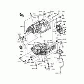 Схема вузла: Картер двигуна для Kawasaki EN650 Vulcan S ABS