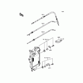Схема узла: Тросики для Kawasaki KLX250 KLX250