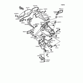 Схема узла: Обтекатель (ZX900-A9) для Kawasaki ZX900 GPZ900R