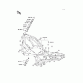 Схема узла: Рама для Kawasaki ZX600 Ninja ZX-6