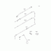 Схема узла: Тросики для Kawasaki ZX750 Ninja ZX-7R