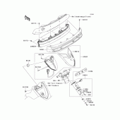 Схема вузла: Taillight(s) для Kawasaki VN1700 Vulcan 1700 Voyager ABS