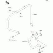Схема вузла: Guard(s) для Kawasaki VN1500 VN1500 Classic Tourer Fi