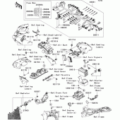 Схема узла: Электрооборудование для Kawasaki ZX600 Ninja ZX-6R