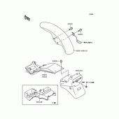 Схема вузла: Крило для Kawasaki ZR400 Zephyr